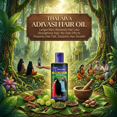 Adivasi Herbal Hair Oil | Organic Hair Growth & Hair Fall Care